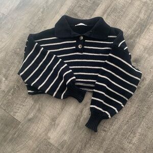 Zara Cropped Knit Sweater
